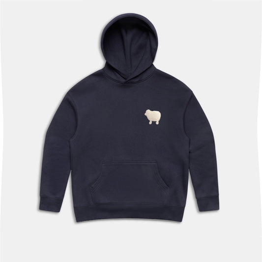 Sweat girl sheep hood navy