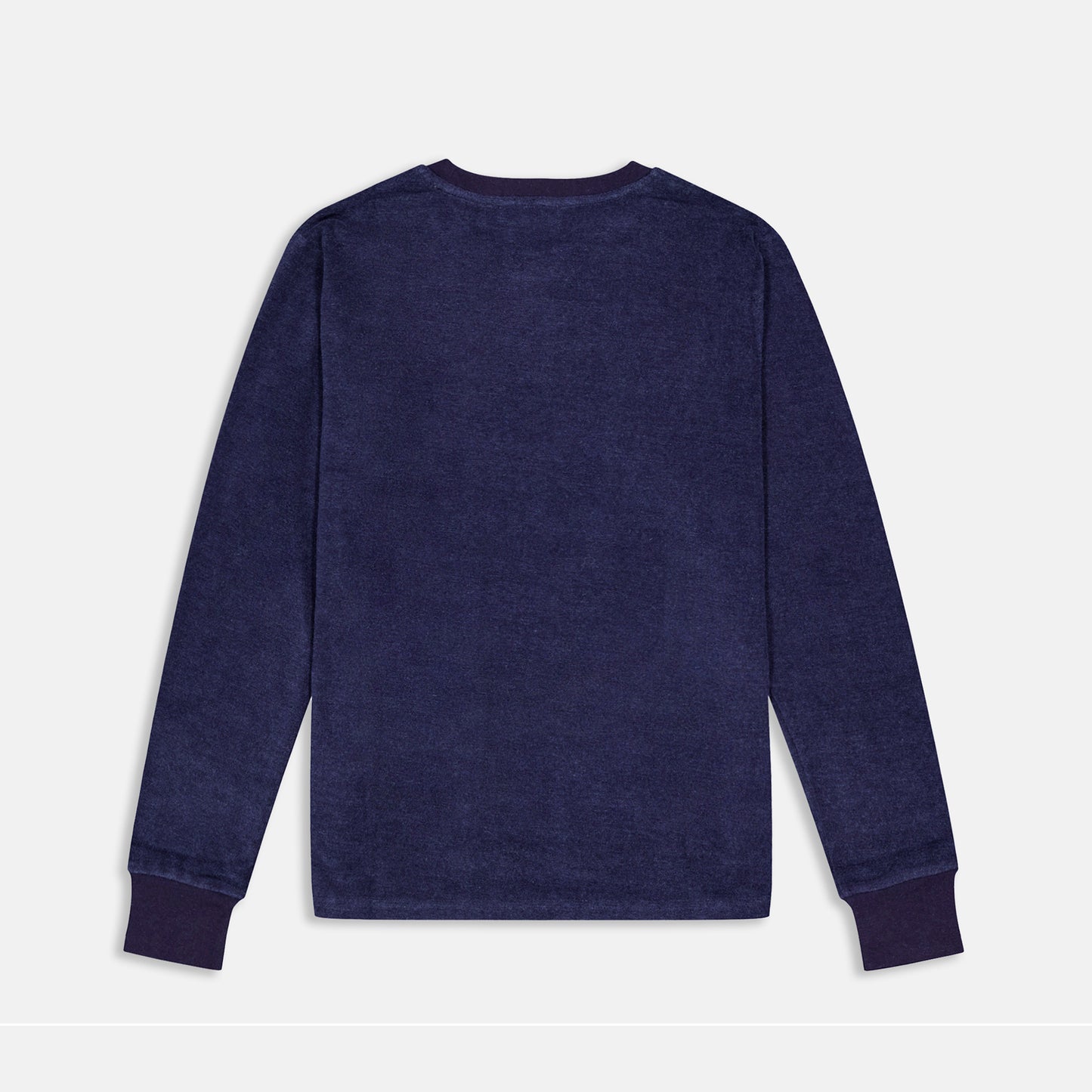 Indigo terry sweatshirt