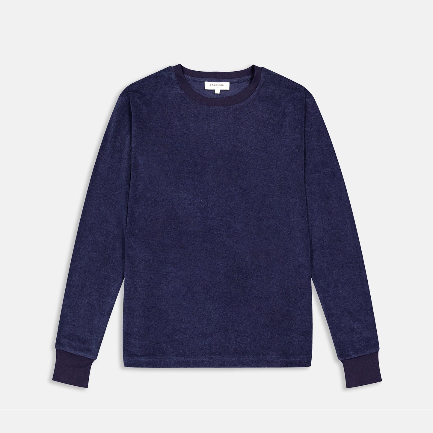 Indigo terry sweatshirt