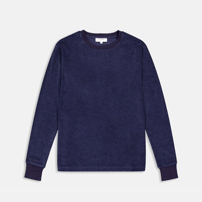 Indigo terry sweatshirt