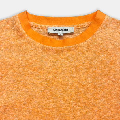 Heather orange terry sweatshirt