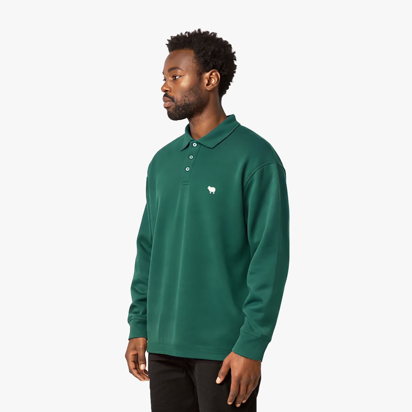 Sweat polo vert