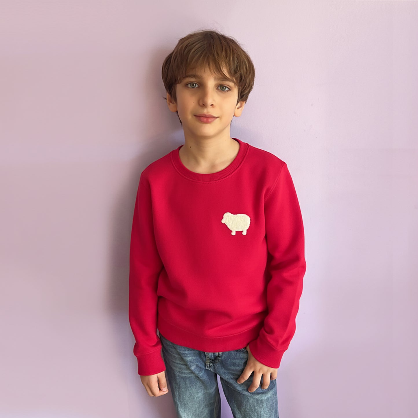 Sweat kids sheep red