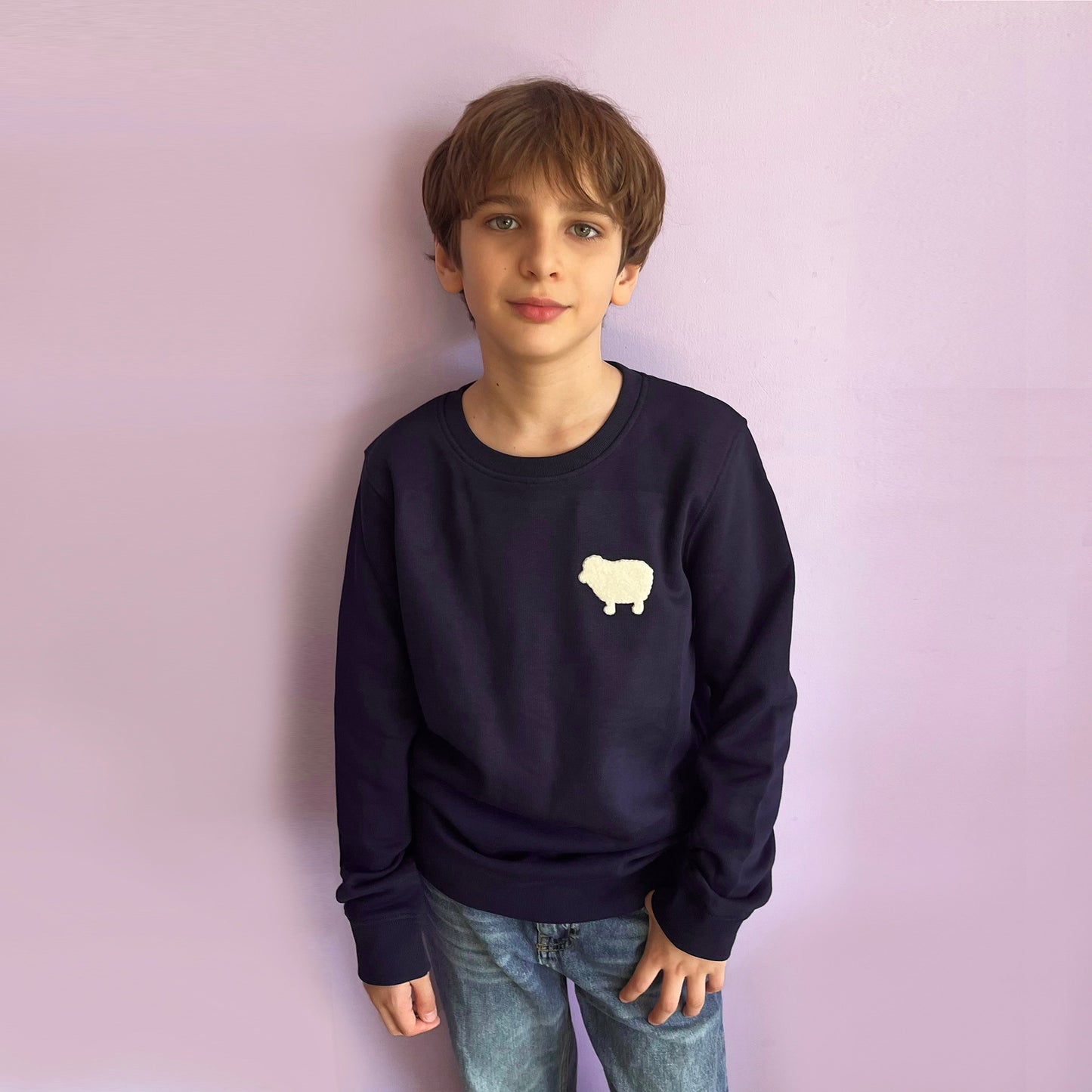 Sweat kids sheep navy