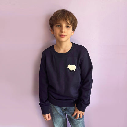 Sweat kids sheep navy