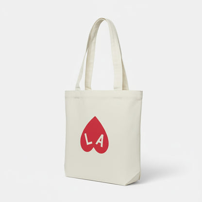Tote coeur ecru