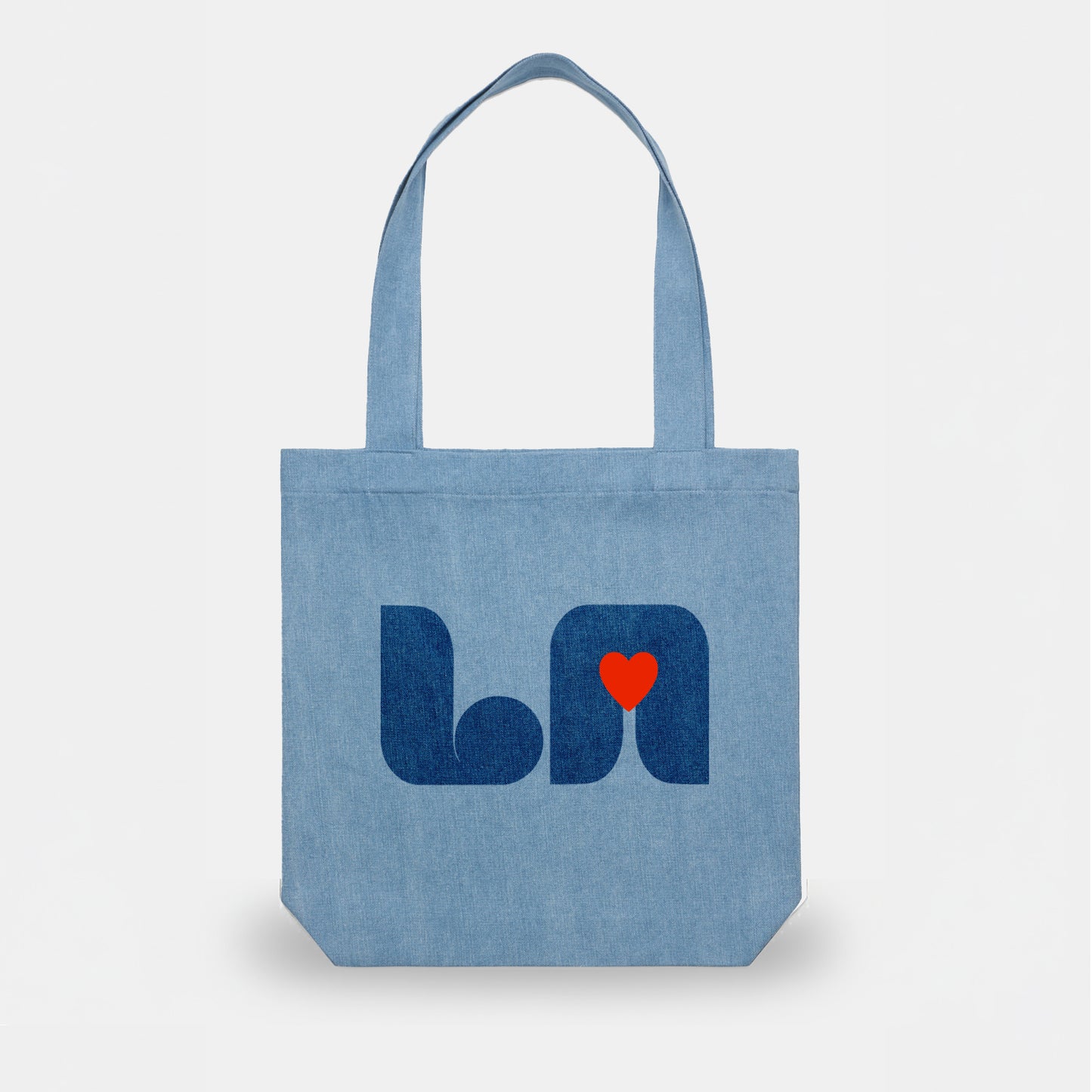 Tote LA coeur bleach
