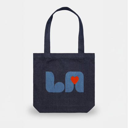 Tote LA coeur brut