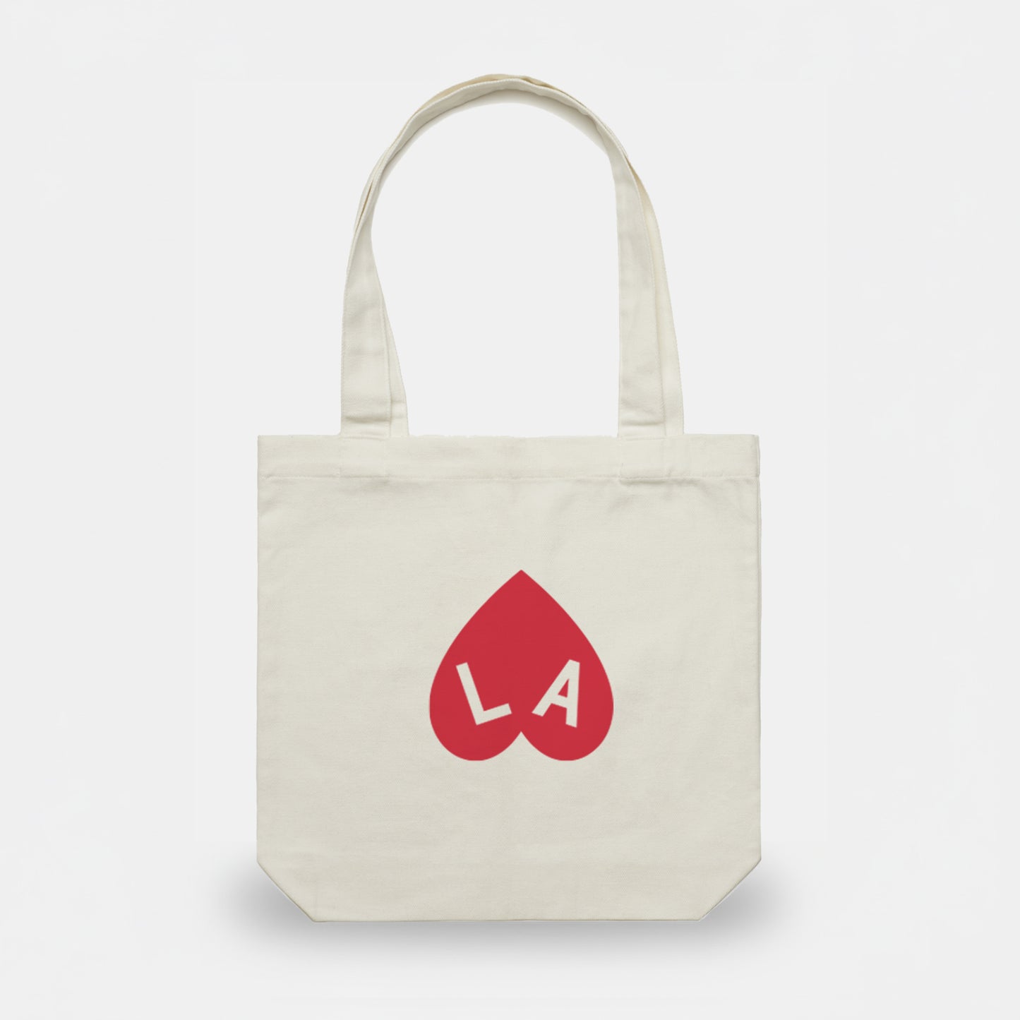 Tote coeur ecru