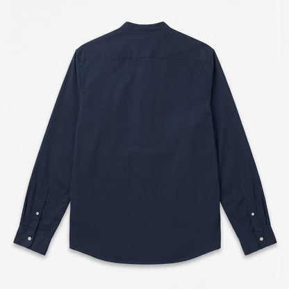 Navy poplin tunic