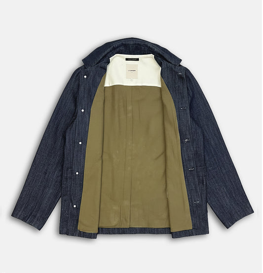 Veste denim brut