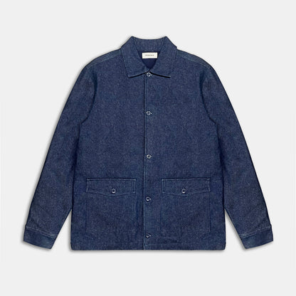 Veste denim matelassée