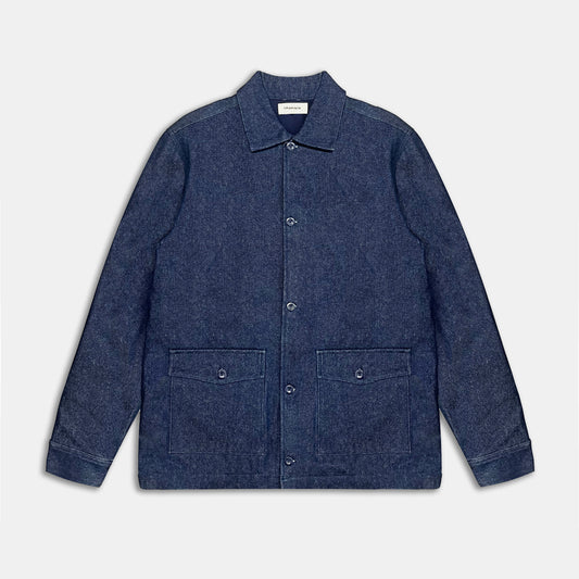 Veste denim matelassée