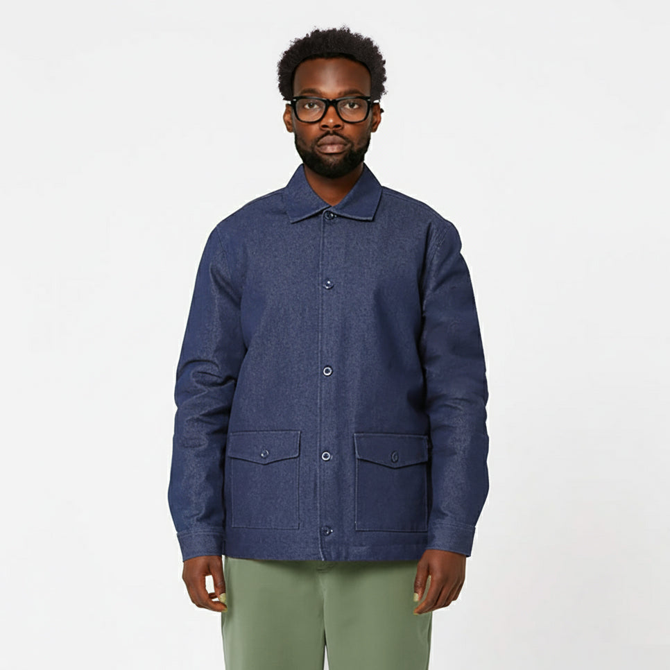 Veste denim matelassée