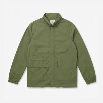 Khaki nylon jacket
