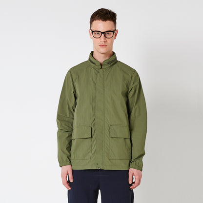 Khaki nylon jacket
