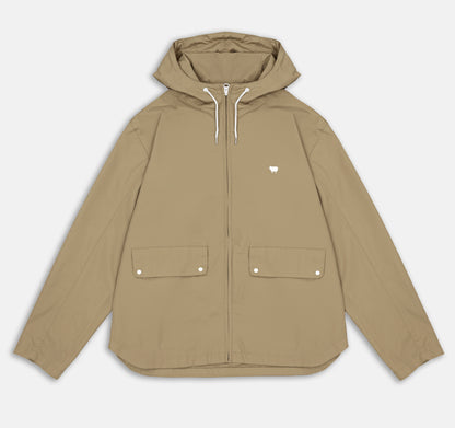 Veste de pluie beige