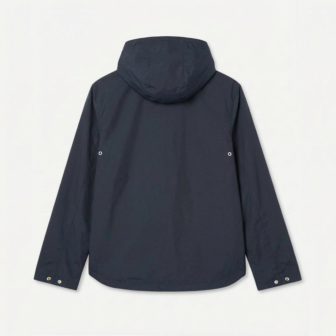 navy rain jacket
