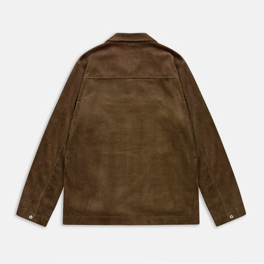 Veste travail corduroy browny