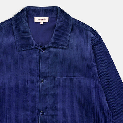 Corduroy blue work jacket