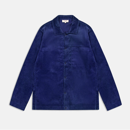 Corduroy blue work jacket
